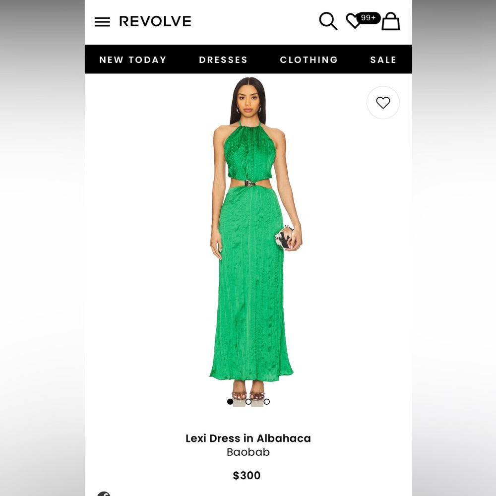 Baobab Green Maxi Dress